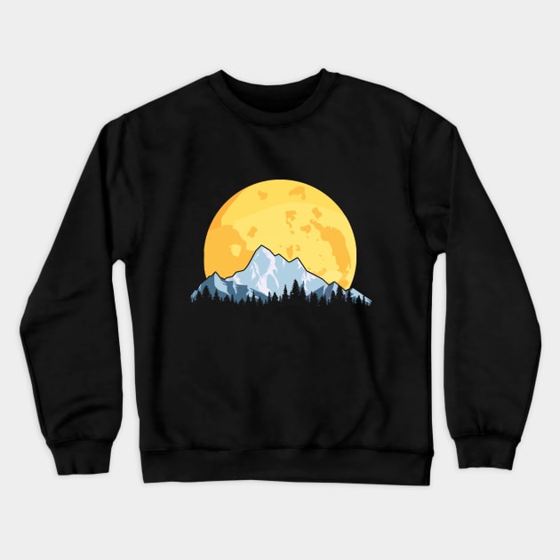 Mountain Climbing Crewneck Sweatshirt by My Artsam